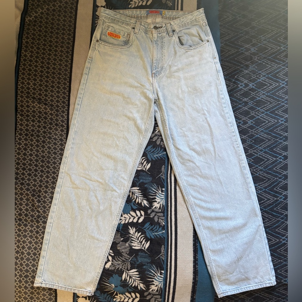 Empyre light blue wash denim jeans